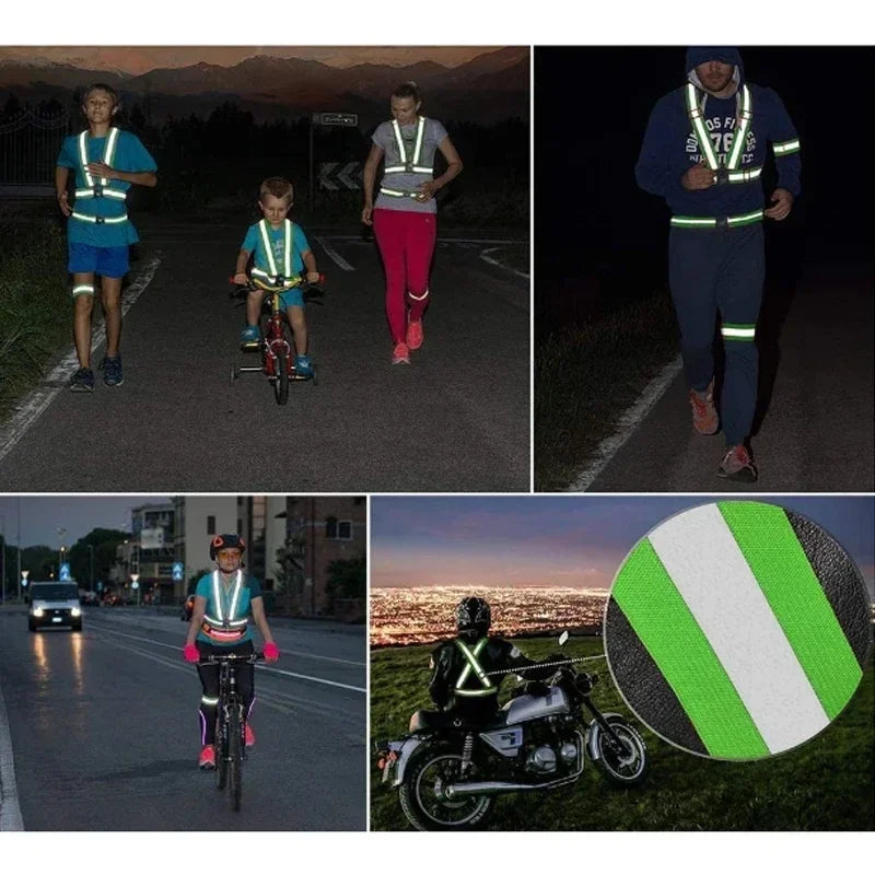 Vêtements de voiture pour la sécurité, gilet de sécurité routière jaune pour l'extérieur, pour la course, le cyclisme, le sport