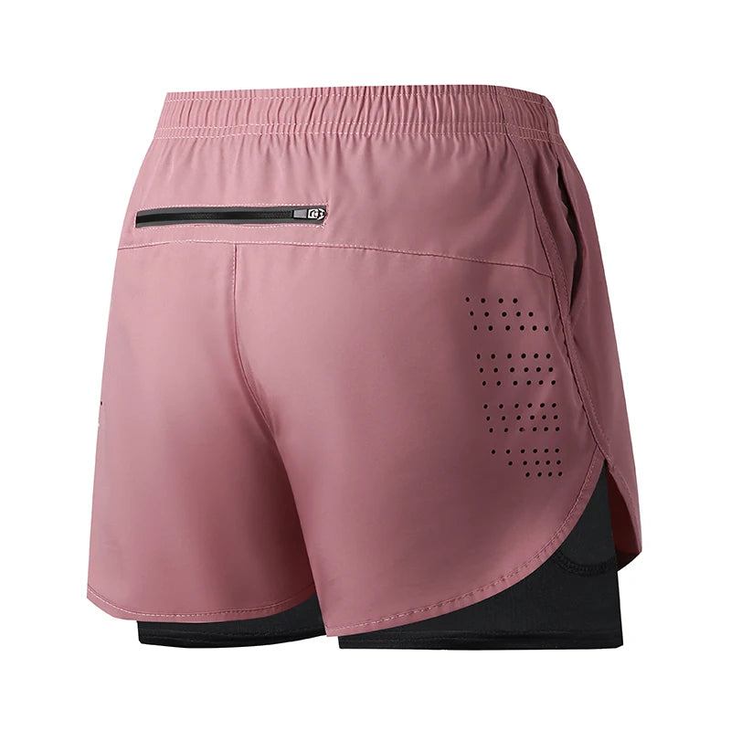 Short de course pour hommes séchage rapide Fitness noir Double couche Shorts hommes nouveau Sport entraînement musculation pantalon court