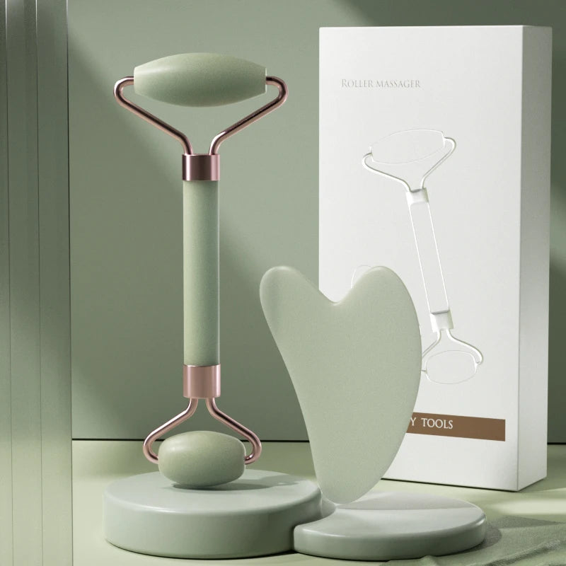 Rouleau pour le visage, le cou et les yeux, instrument de Massage du visage en résine, planche à gratter pour soins de santé, beauté musculaire, outils de soins de la peau