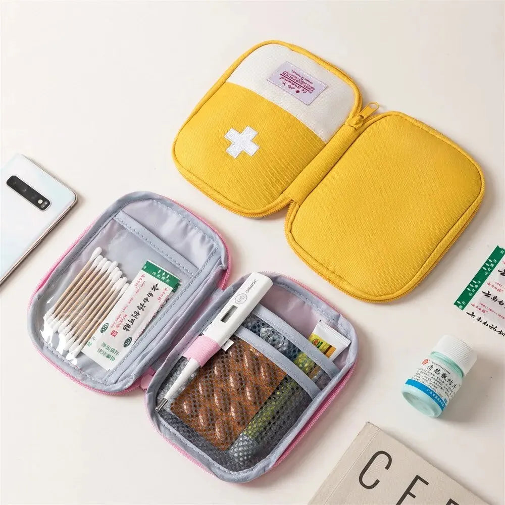 Sac de rangement médical Portable 3 pièces/ensemble, Kit de premiers secours d'urgence en Camping, organisateur, étui à pilules de voyage en plein air à domicile