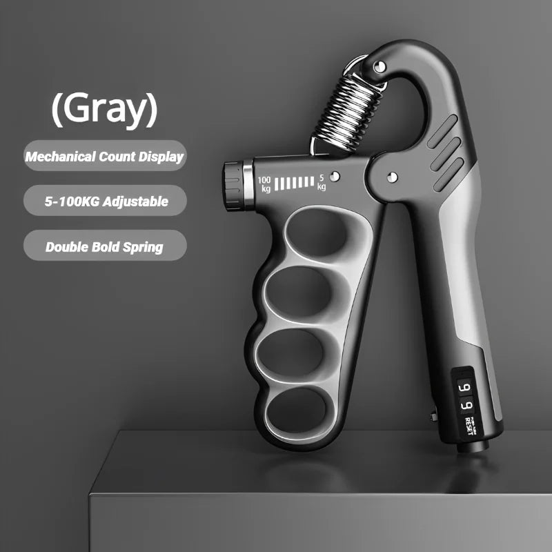 5-100KG Electronic Counting Adjustable Grip For Rehabilitation Hand Muscle Strength Gym Wrist Strengthener Recovery Fitness