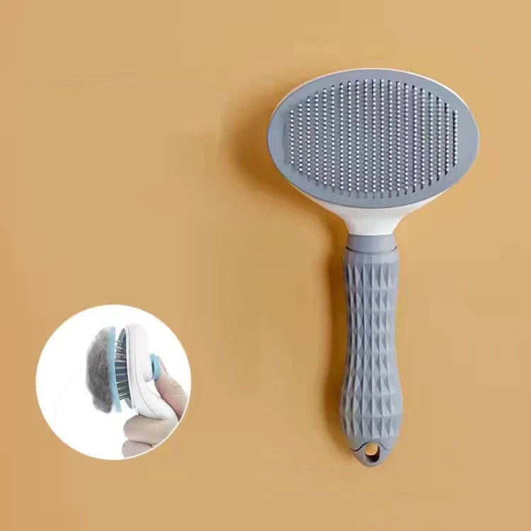 Brosse à poils de chien pour animaux de compagnie, peigne pour chat, toilettage et soins, peigne en acier inoxydable pour poils longs, nettoyage des chiens, accessoires pour animaux de compagnie