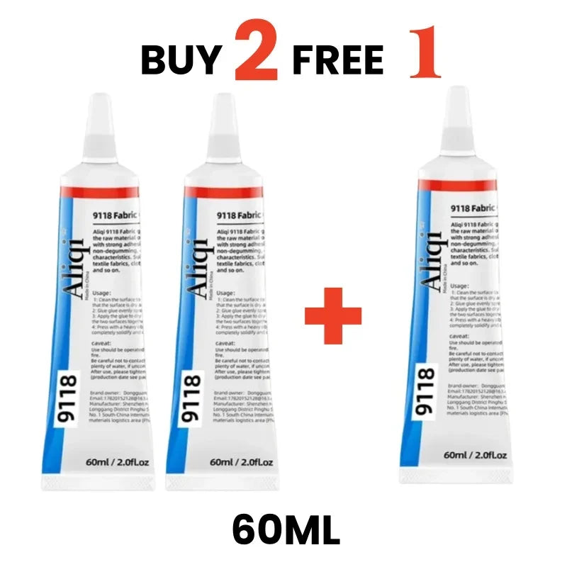 Colle multi-usages résistante pour coutures et tissus, agent imperméable, collage permanent, outil de réparation textile 15/60 ml