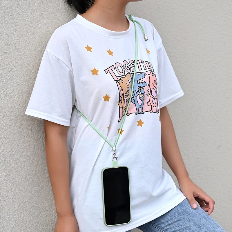 Lanière de téléphone réglable et détachable, sangle de lanière pour accessoires de chaîne de téléphone portable, sangles de cou universelles