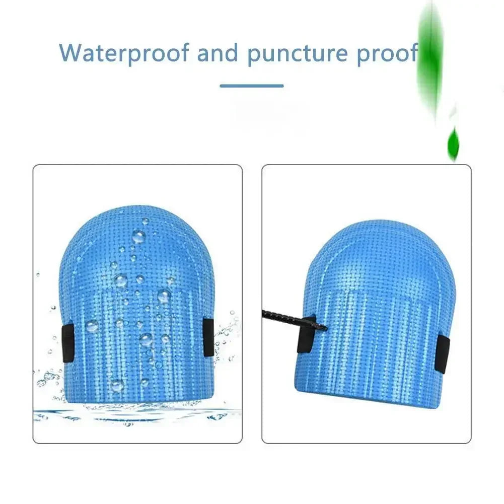Coussinet de Protection des genoux pour travailleurs de la boue de carrelage, épaississement des artefacts de brique, humidité, outils de travail manuels, pâte de genou pour sol de jardin, 1 paire