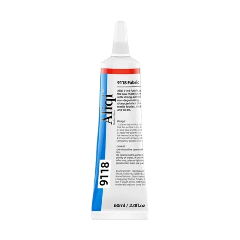 Colle multi-usages résistante pour coutures et tissus, agent imperméable, collage permanent, outil de réparation textile 15/60 ml