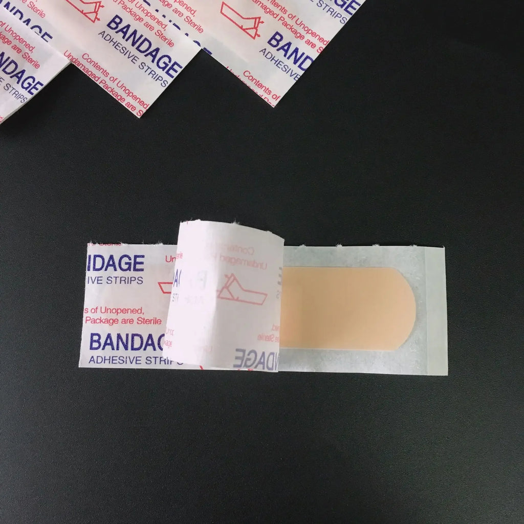 Pansements adhésifs ronds imperméables et respirants, 100 pièces, kit de premiers soins pour enfants, Kits d'urgence de Camping