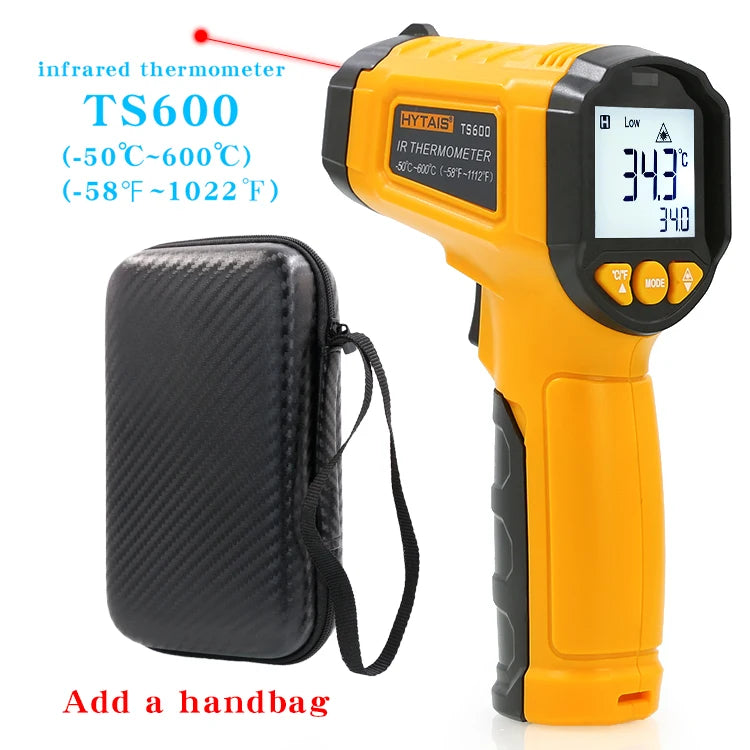TS380 Infrared Non-Contact Thermometer Handheld Industrial High-Precision Electronic Temperature Gauge TS600