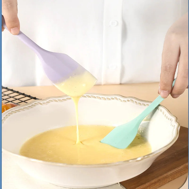 Spatule à crème en Silicone spatule à beurre antiadhésive outils de cuisson de cuisine résistants à la chaleur outils de cuisson de gâteaux bricolage