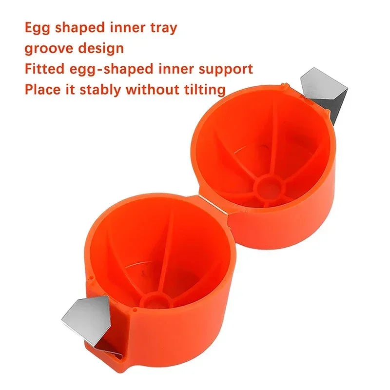 Nouvel ouvre-coquille d'œuf, séparateur de coquille d'œuf à pression, ouvre-œuf Portable, coquille d'œuf de cuisine, broyeur domestique, 1/3 pièces