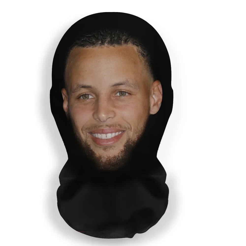 Masque Kanye imprimé en 3D pour cosplay, masque intégral en maille extensible pour hommes et femmes, déguisement de rôle, cagoule tendance pour Halloween