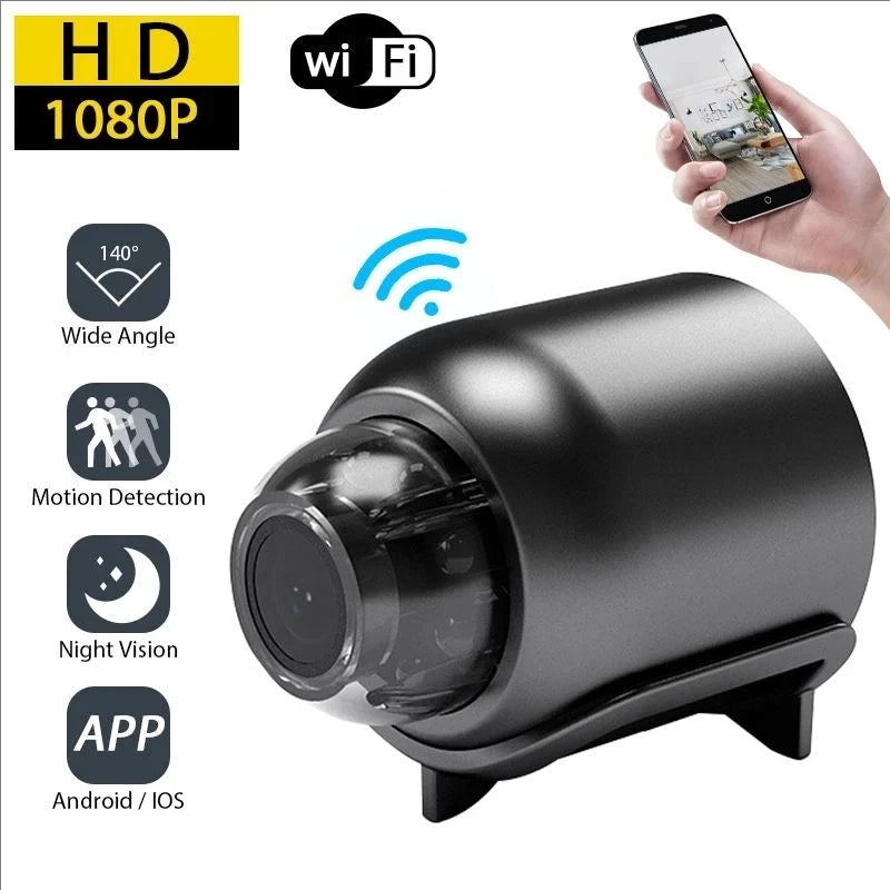 1080P HD Mini caméra WiFi sans fil HD Vision nocturne caméra maison X5 caméra à distance enfants surveillance de sécurité des animaux domestiques