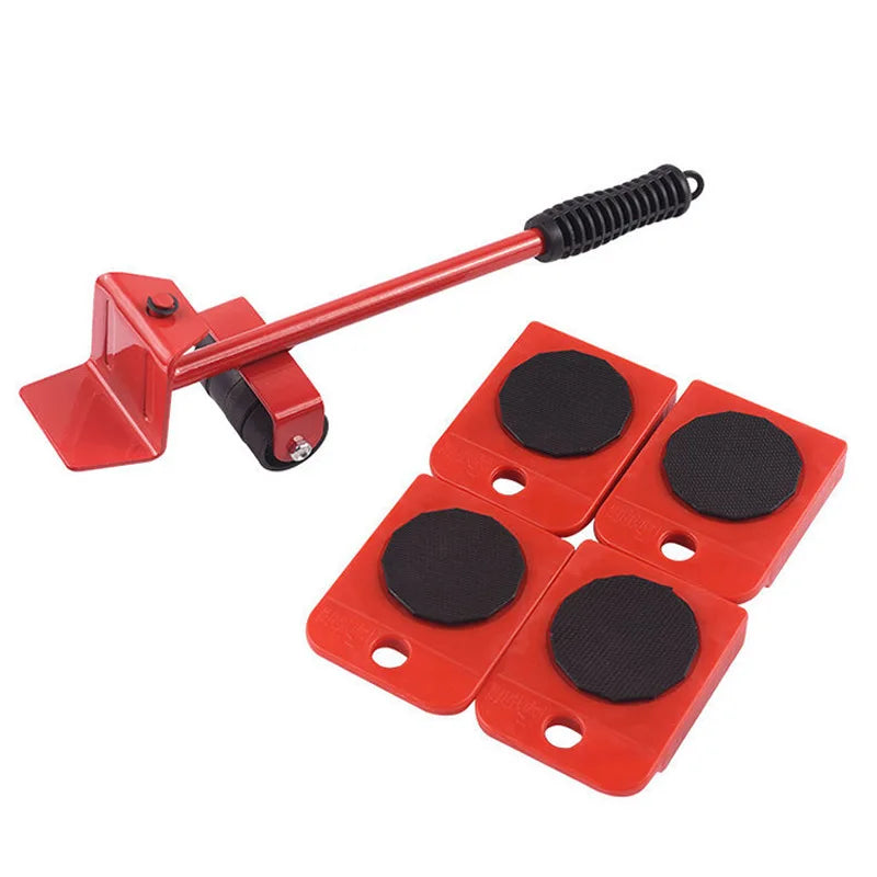 Kit de déménagement de meubles avec roulettes, outils de levage et de transport, barre de déplacement, appareil pour déplacer des objets lourds, outil manuel