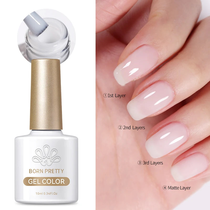 Vernis à ongles magnétique gel BORN PRETTY 10 ml Argent Clair de Couleur Chat - Accessoires pour les ongles - Vernis semi-permanent pour ongles d'automne et d'hiver