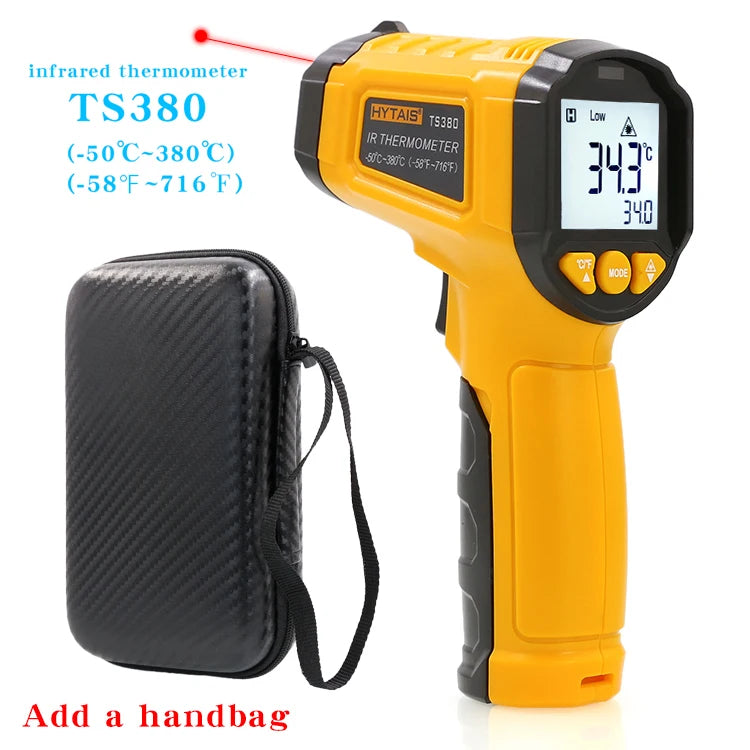 TS380 Infrared Non-Contact Thermometer Handheld Industrial High-Precision Electronic Temperature Gauge TS600