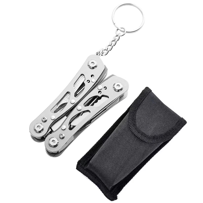 Couteau de poche pliant multi-outils, pince, Mini Portable pliable, chasse en plein air, sauvetage, survie, outil de réparation tactique polyvalent