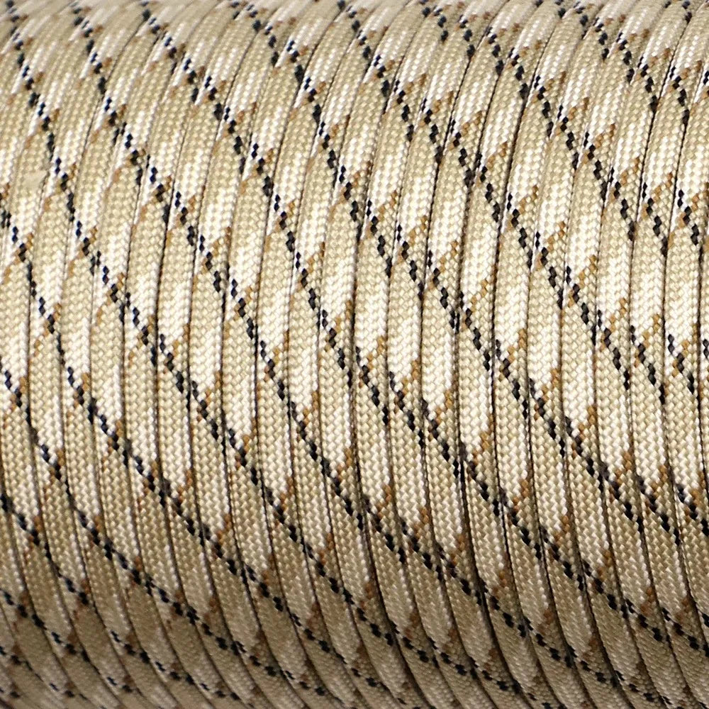 Corde paracorde 550 à 7 cœurs, 5, 15, 30 M, Dia.4mm, pour Camping en plein air, longe de survie, Parachute, accessoires de tente de randonnée