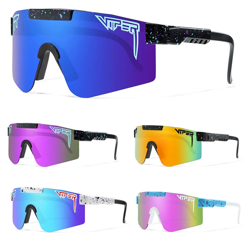 Sport de plein air adulte Pit Viper lunettes de soleil hommes mâle femme conduite lunettes UV400 Cycle lunettes de soleil femmes mode Baseball nuances