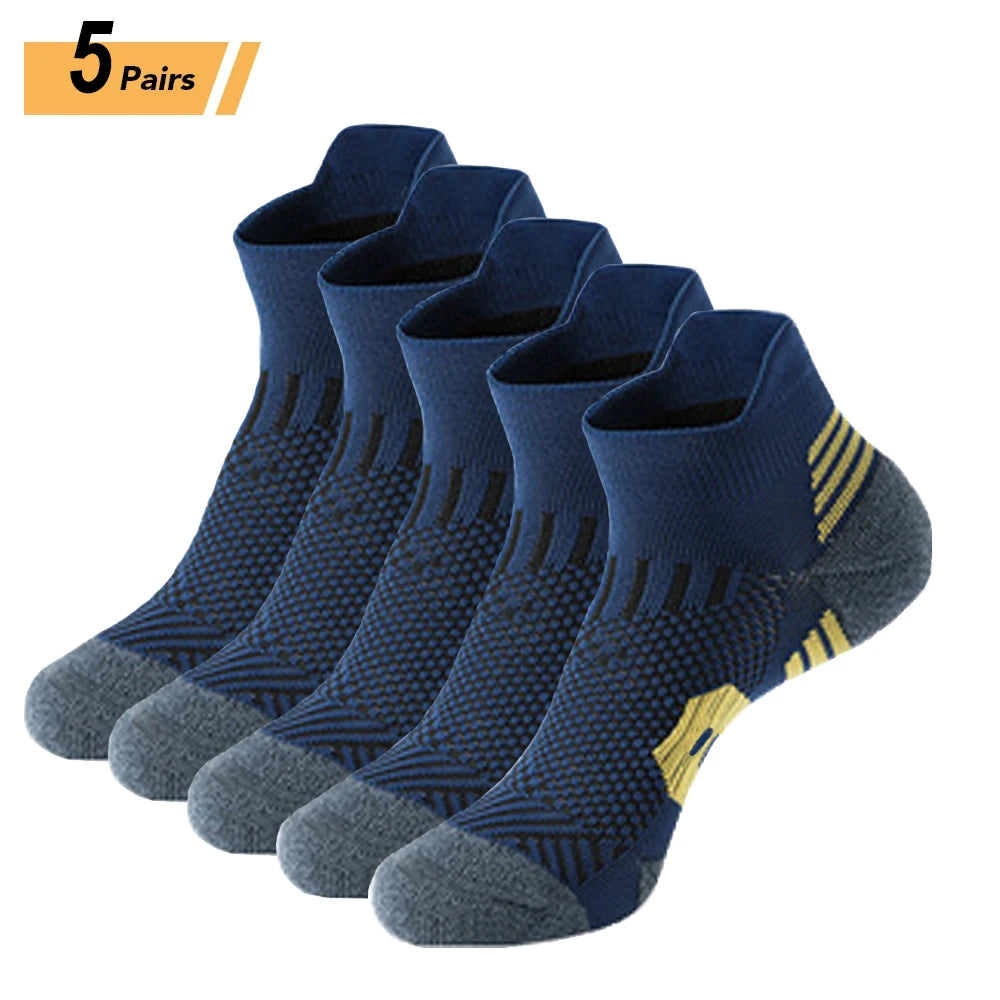 3 paires de chaussettes de sport de Fitness professionnelles, bas de serviette, chaussettes de course antidérapantes pour hommes et femmes, courtes à séchage rapide, pour entraînement de basket-ball