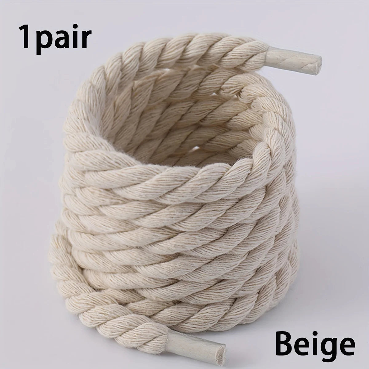 Lacets tressés faits main - Accessoires de chaussures en toile épaisse et résistante pour chaussures légères