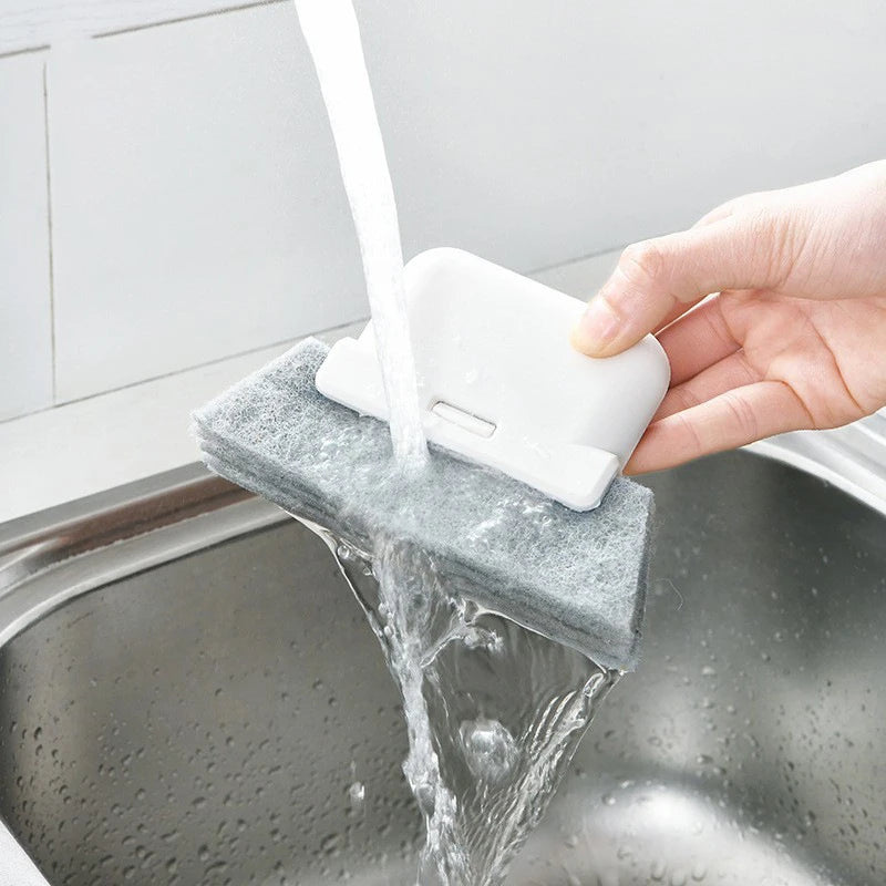 Brosse de nettoyage de fente de fenêtre amovible 2 en 1, rainure de porte et de fenêtre, fente de fenêtre en verre, brosse à angle mort, couture de rebord de fenêtre