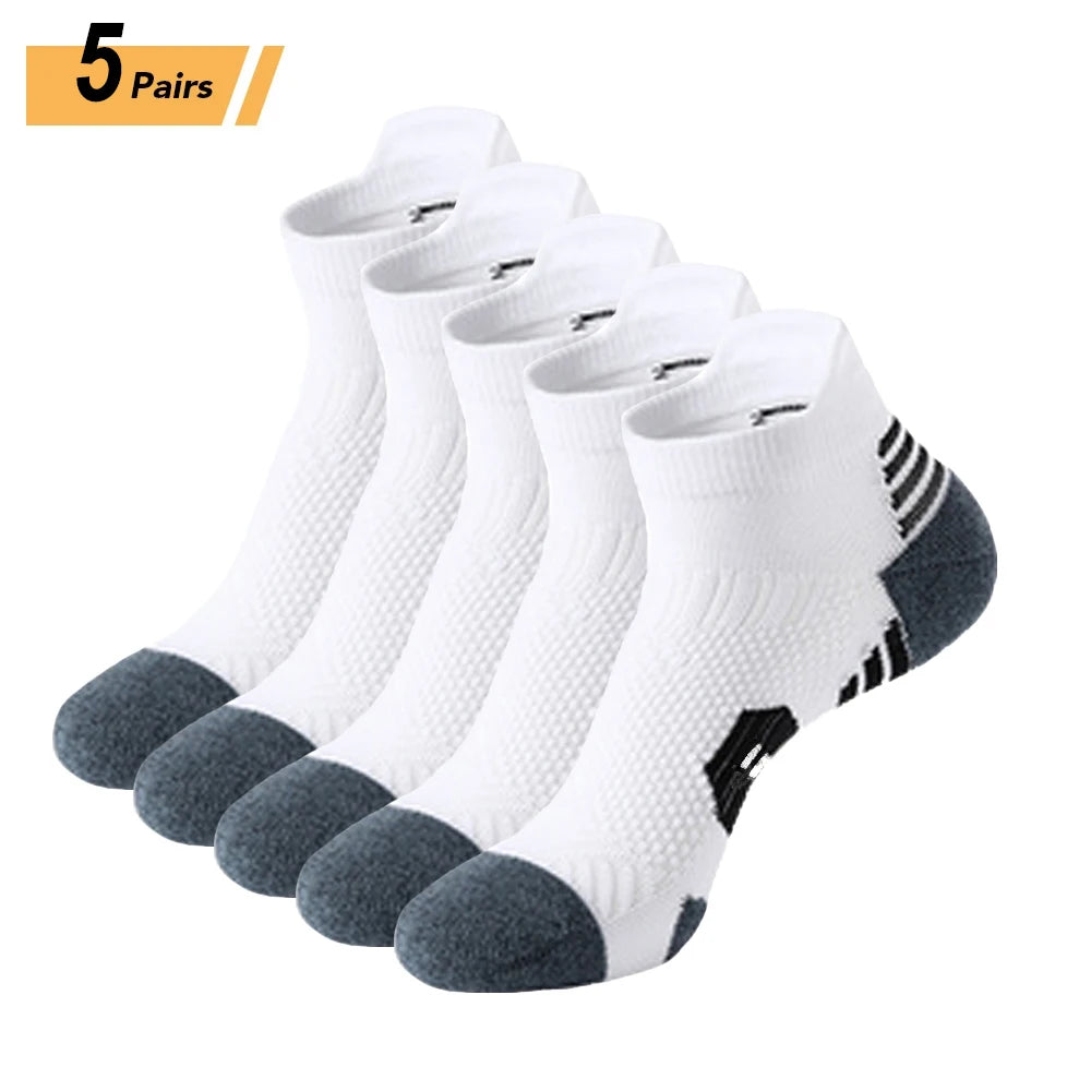 3 paires de chaussettes de sport de Fitness professionnelles, bas de serviette, chaussettes de course antidérapantes pour hommes et femmes, courtes à séchage rapide, pour entraînement de basket-ball