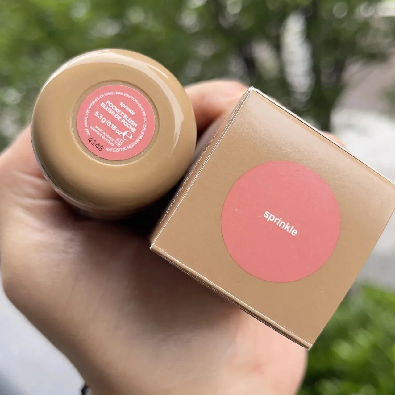 Rhod Pocket Blush LIP Stick Lip And Cheek Hydrating Stick Rouge Rouge Rouge à Lèvres Facile à Appliquer