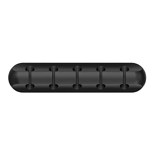 Enrouleur de câble USB en Silicone, organisateur de fil de câble, Clips de gestion auto-adhésifs pour souris, clavier, casque, pour iPhone Huawei