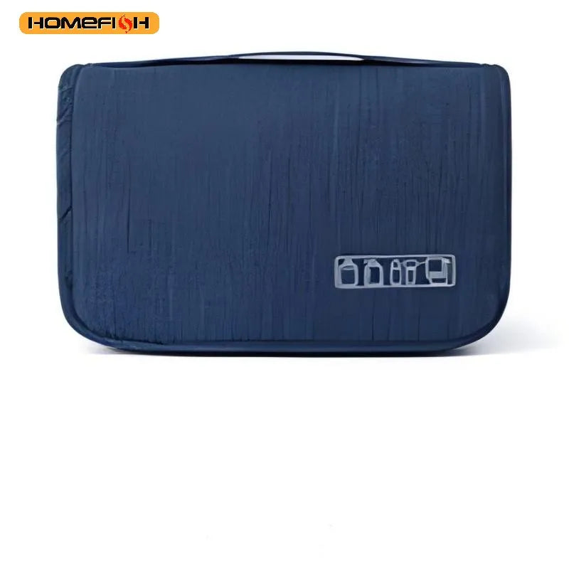 Sac de rangement de fournitures de lavage de grande capacité, sac à main de rangement de voyage multifonction, sac de maquillage Portable, sacs suspendus imperméables