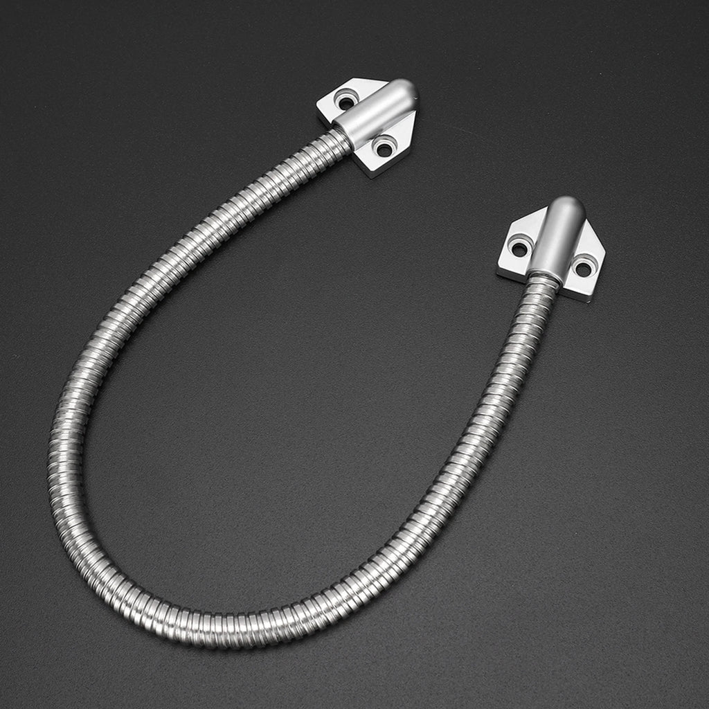 Protection de câble de contrôle d'accès Defender en acier inoxydable avec boucle de porte apparente et gaine pour une installation sécurisée