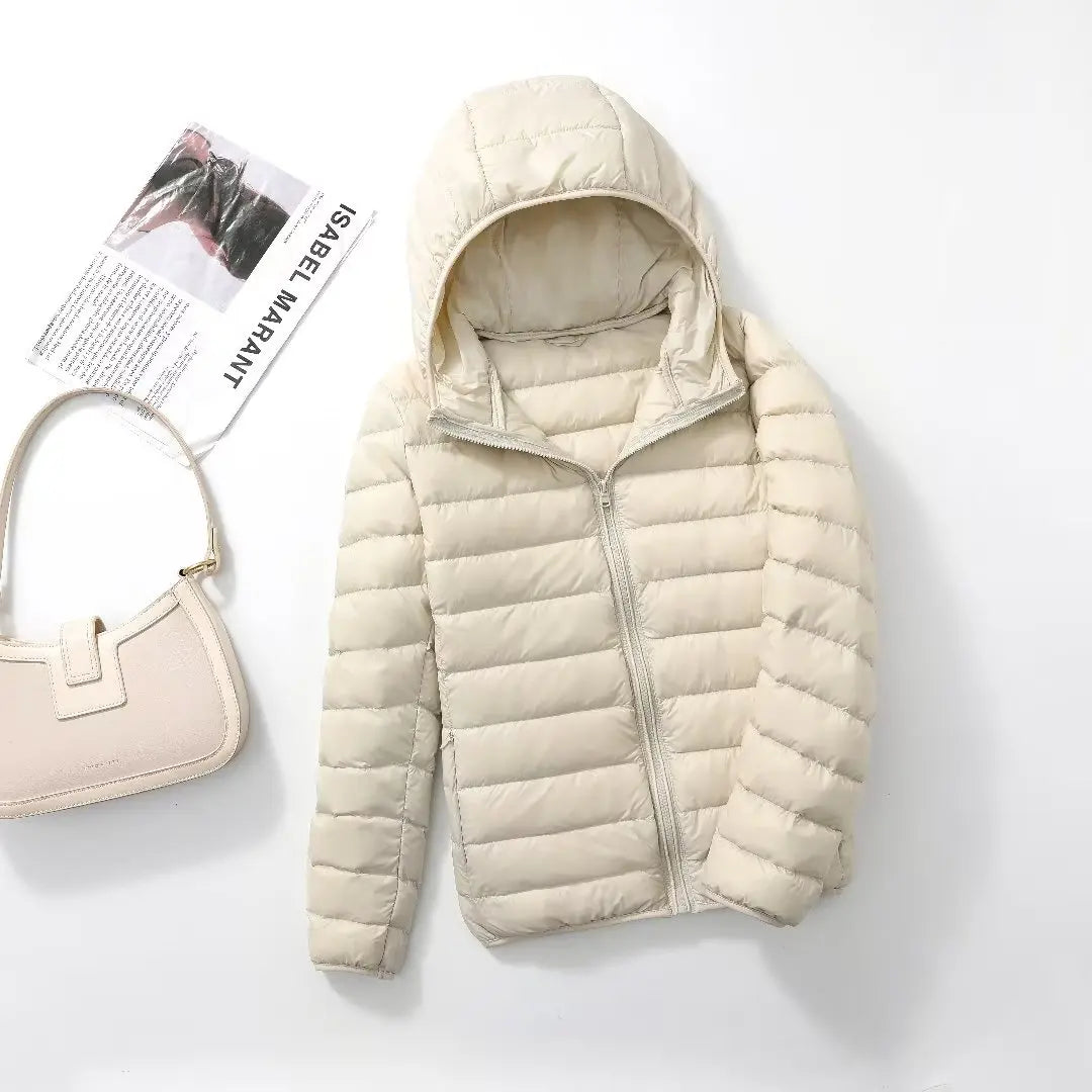 Veste bouffante à capuche pour femme, 15 couleurs, grande taille 5XL 6XL 7XL, nouvelle collection printemps-automne 2025, Ultra légère, emballable