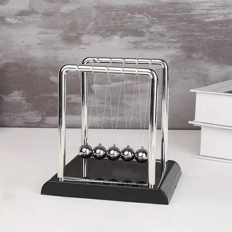 Newton's Cradle Balance boule en acier, fournitures d'enseignement, pendule scientifique physique, jouets de bureau, anti-Stress, cadeaux, décoration de la maison