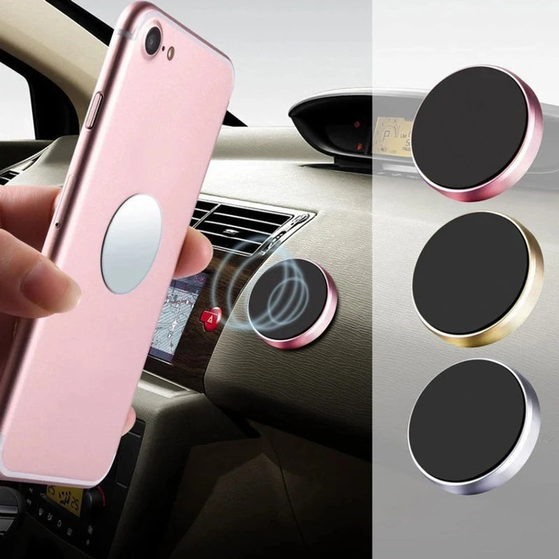 Support magnétique de téléphone de voiture support de téléphone de voiture universel pour iPhone Xiaomi Huawei Samsung tableau de bord mural autocollant magnétique de voiture