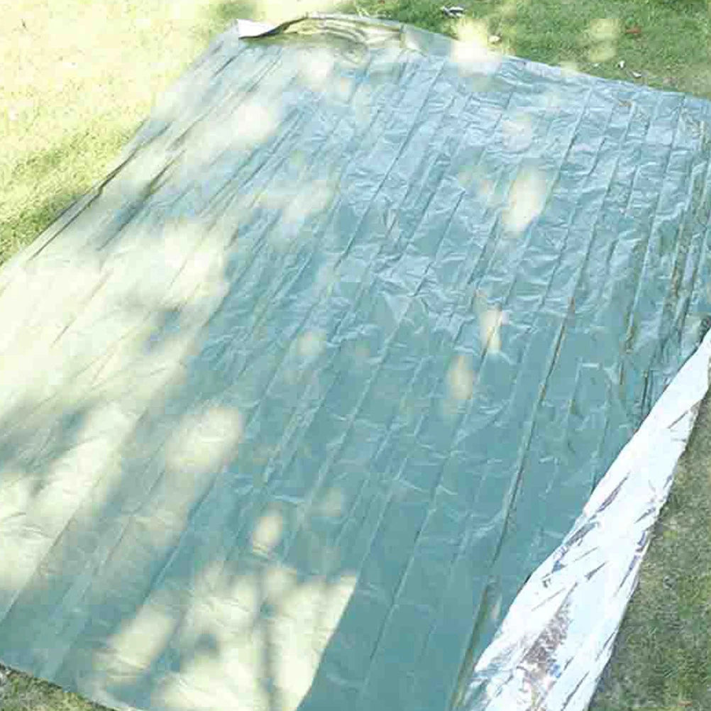 Lot de 3 couvertures de survie aluminisées professionnelles et durables, idéales pour le camping et les situations d'urgence