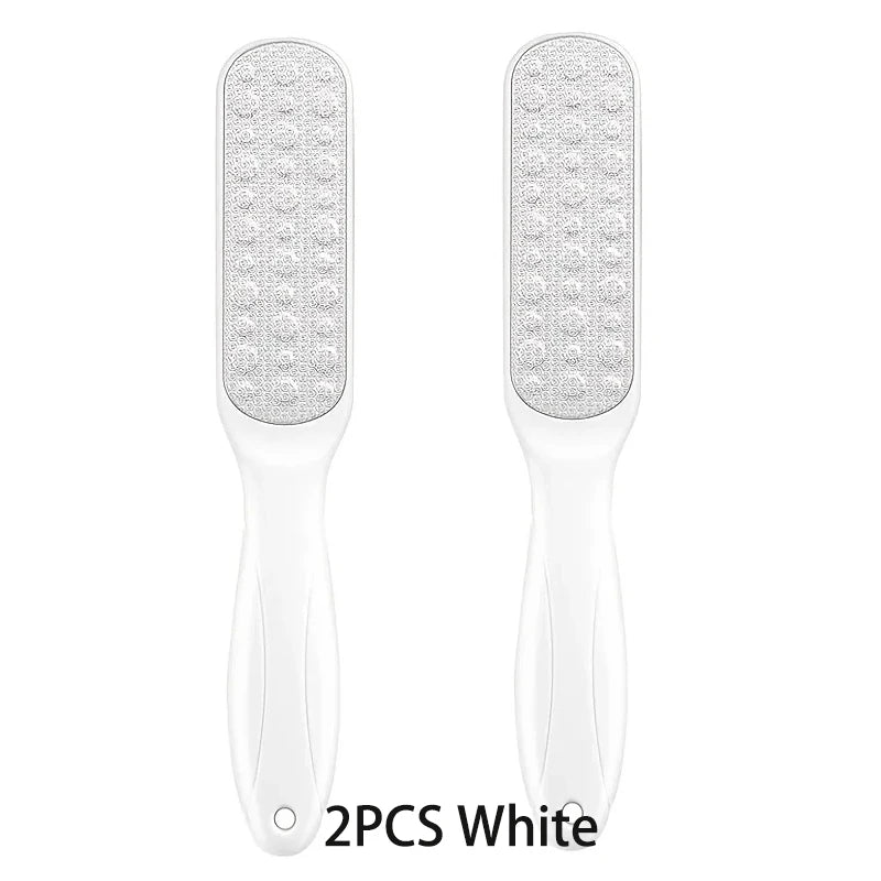 Lime à pieds double face en acier inoxydable 304 de haute qualité, éliminateur de callosités pour peaux mortes, outil de pédicure professionnel, grattoir à callosités