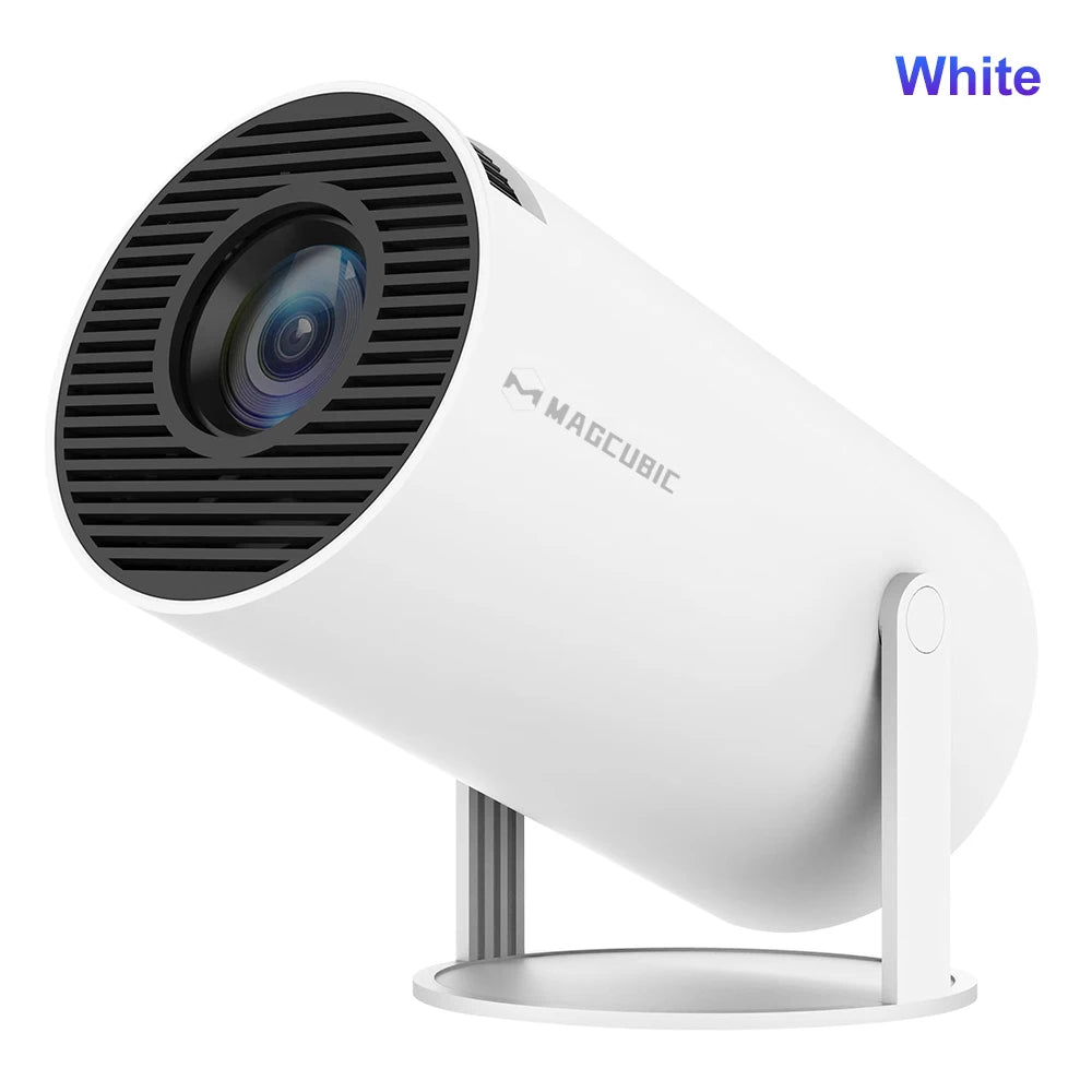 Projecteur Magcubic Android 14 8K 1280*720P HY300 Pro + Double Wi-Fi 290 ANSI 180° flexible BT5.0 Projecteur portable cinéma extérieur