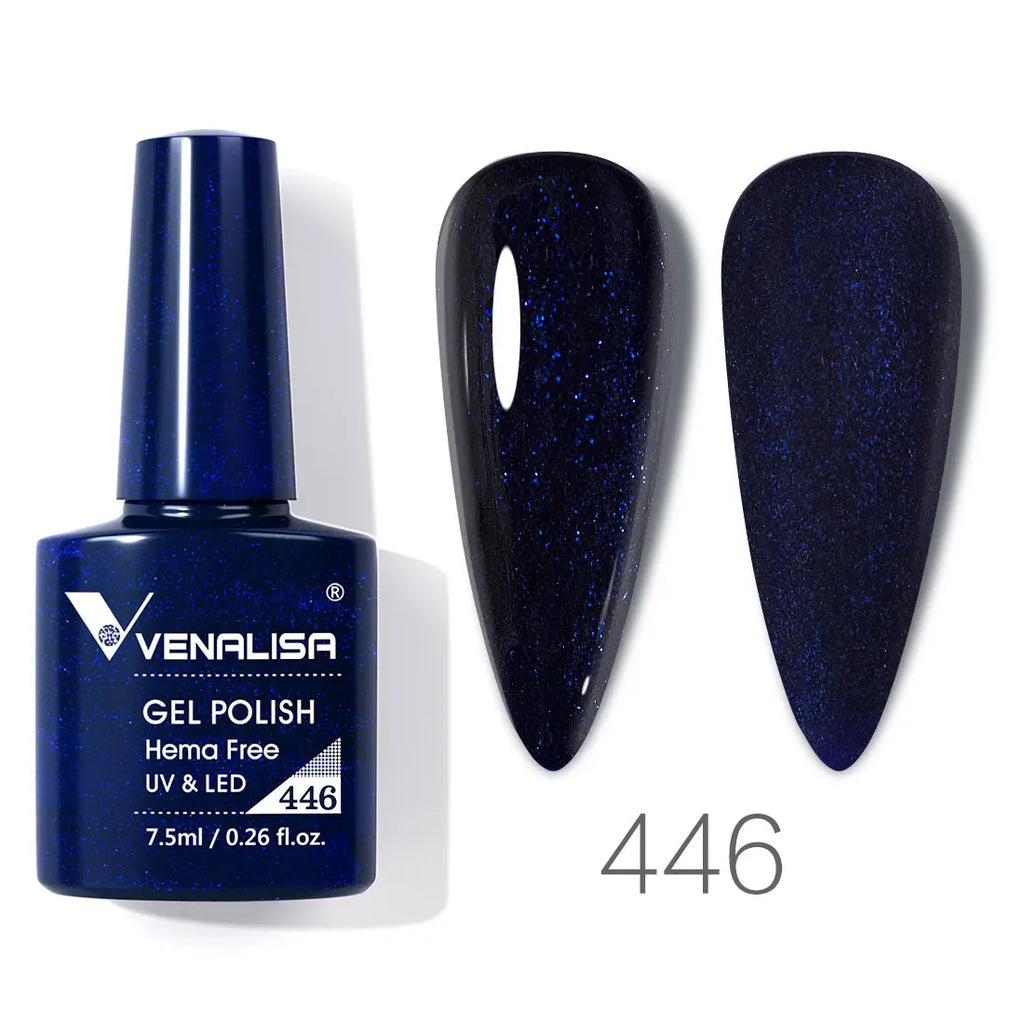 Vernis à ongles gel Venalisa 7,5 ml SANS HEMA, semi-permanent, UV/LED, couvrance totale, texture ultra-douce, manucure sublime