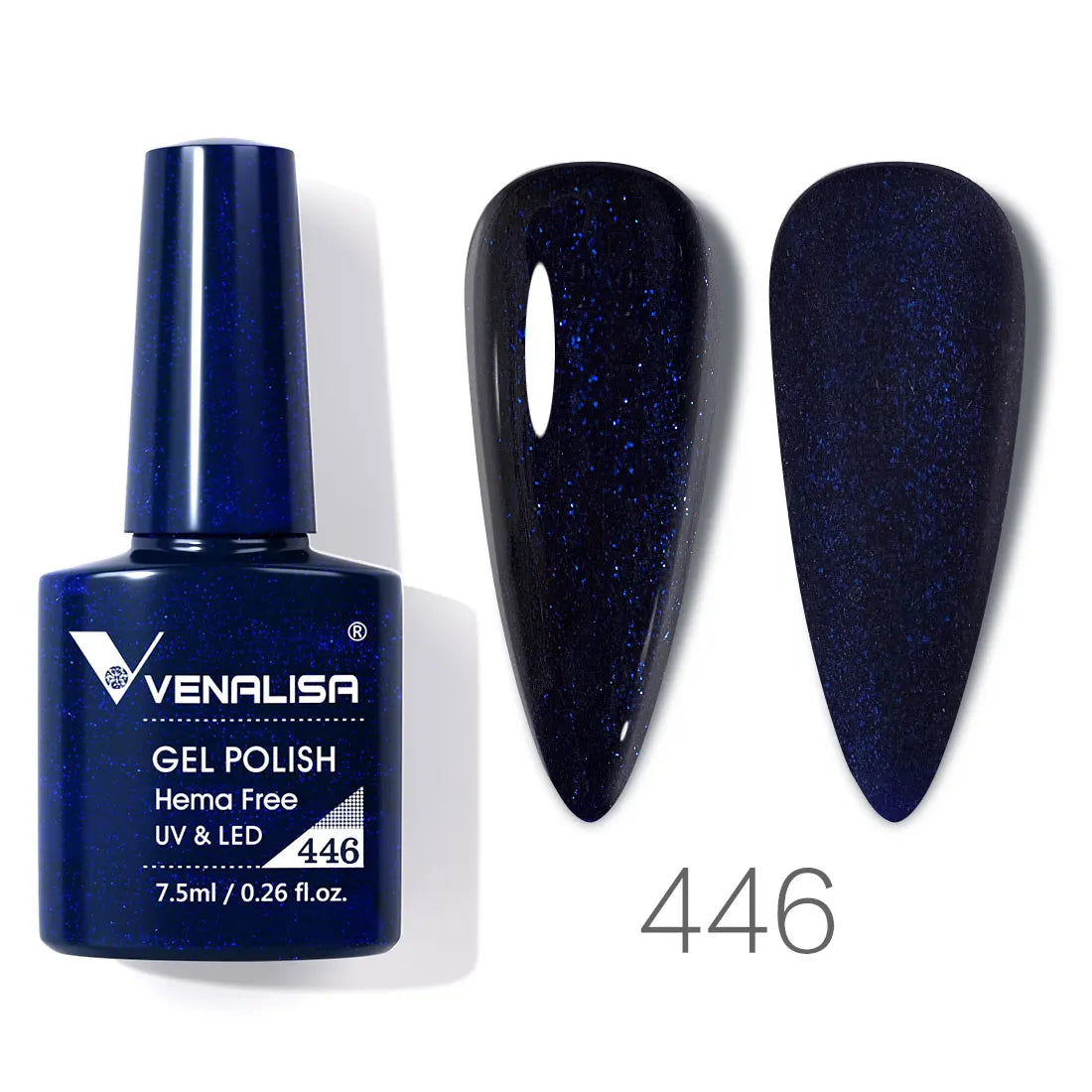 Vernis à ongles gel Venalisa 7,5 ml SANS HEMA, semi-permanent, UV/LED, couvrance totale, texture ultra-douce, manucure sublime