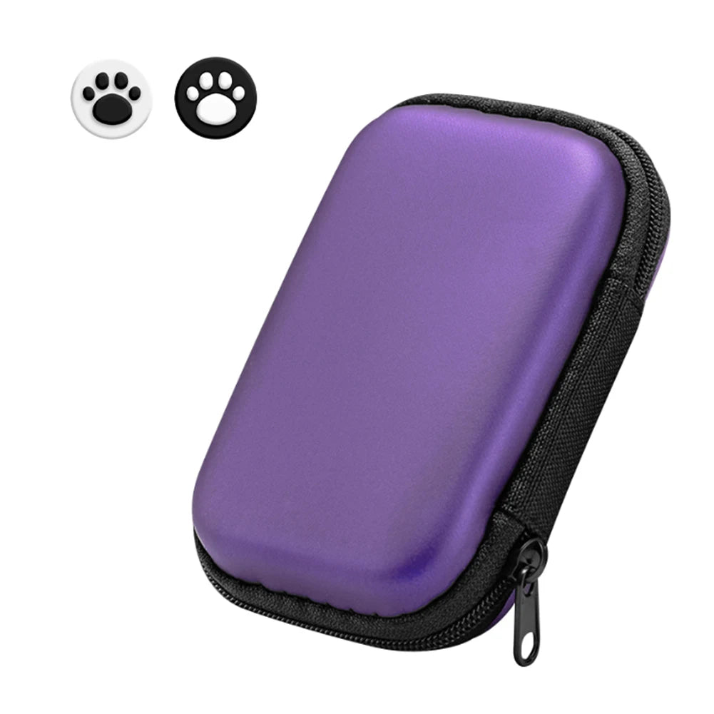 Étui de transport rigide pour R35S R36S, sac de rangement de voyage anti-rayures et antichoc avec sac en maille et dragonne pour Anbernic RG35XX/V/VS