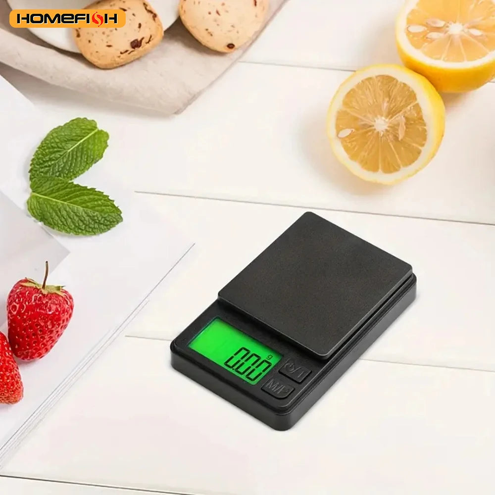 Balance de poche numérique, précision en grammes, Mini balance à bijoux 500g/0.01g