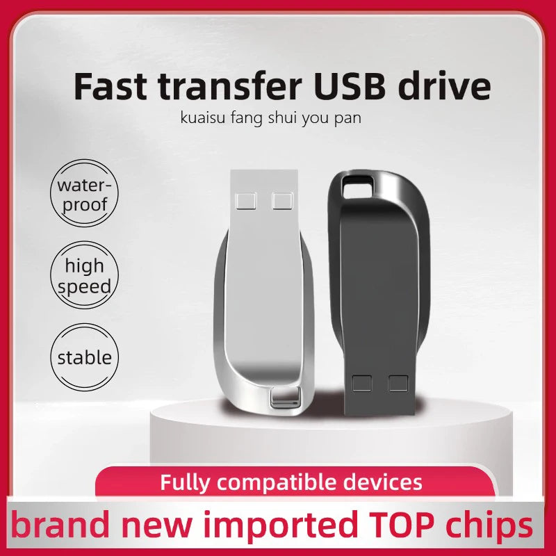 Clé USB 3.0 128 Go 64 Go Clé USB haute vitesse Clé USB 32 Go 4 Go Clé USB en métal 8 Go Clé USB 128 Go