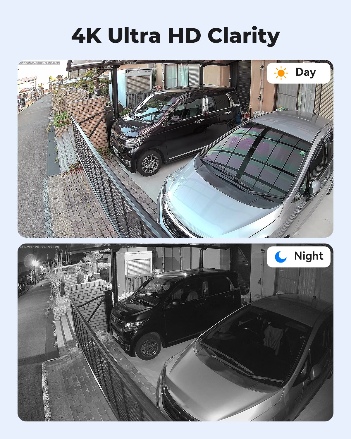 H.View 4K 5Mp 8Mp poe système de caméra de sécurité Cctv Kit de vidéosurveillance à domicile 8Ch Nvr Audio caméra Ip extérieure xmeye app