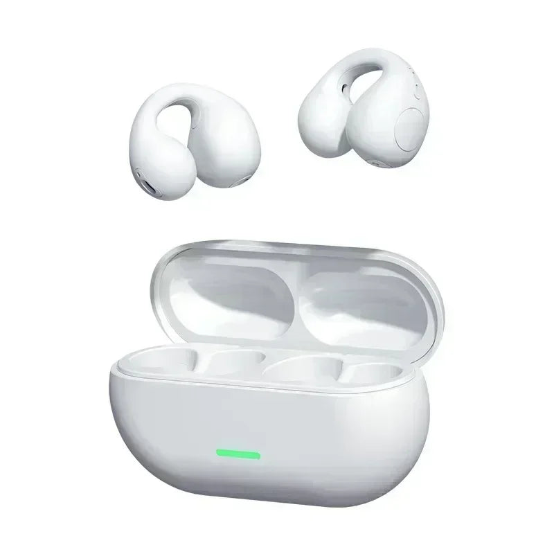 Nouveaux écouteurs sans fil à conduction osseuse T75 d'origine, Bluetooth 5.3, pour le sport, avec un son HiFi et une étanchéité optimale. Casque TWS étanche.