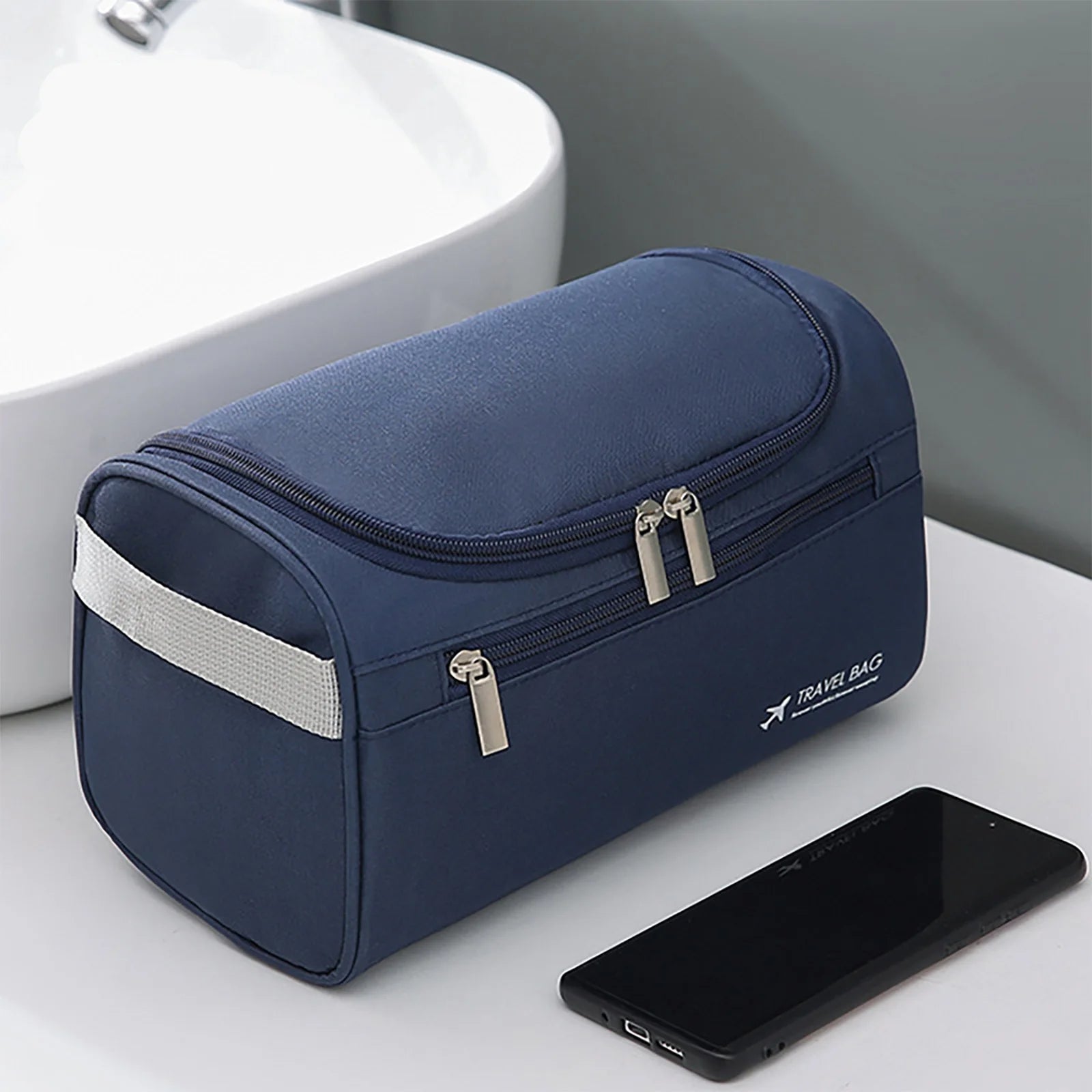 Clearance_Hanging voyage trousse de toilette organisateur et salle de bain hygiène Dopp Kit avec crochet pour accessoires de voyage articles de toilette Bathr