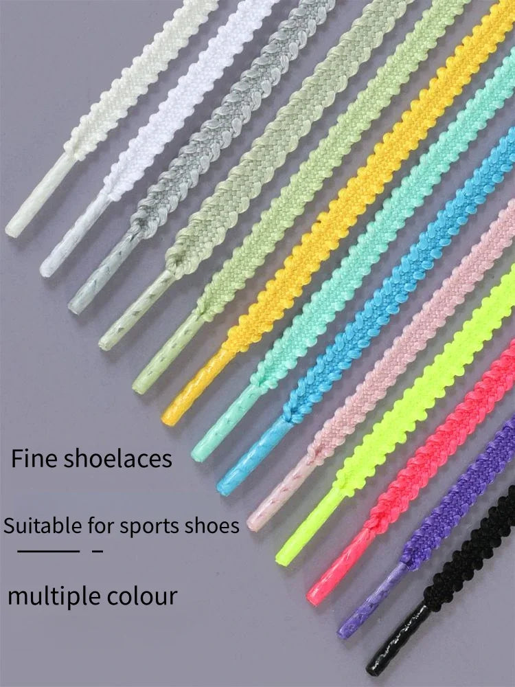 1 paire de lacets élastiques plats pour chaussures, baskets et tennis, longueur 120/140/160 cm. Accessoires pour chaussures