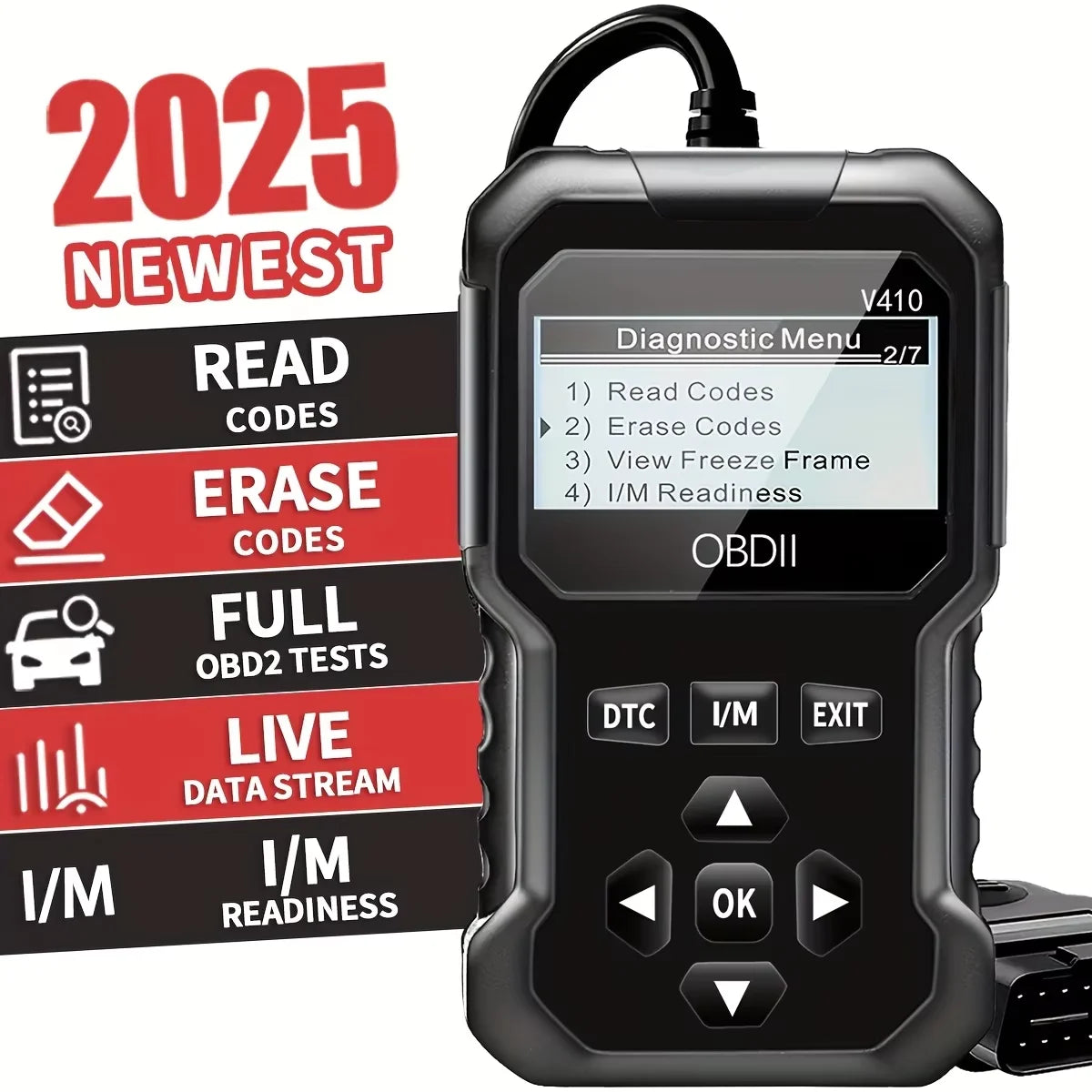 Scanner de voiture Obd2, outil de Diagnostic, lecteur de Code de défaut du moteur, lecteur de Code, peut diagnostiquer tous les Obd Ii en 1996, accord de voiture Sca