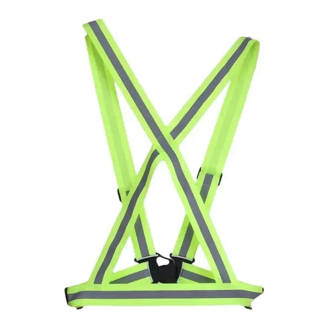 Vêtements de voiture pour la sécurité, gilet de sécurité routière jaune pour l'extérieur, pour la course, le cyclisme, le sport