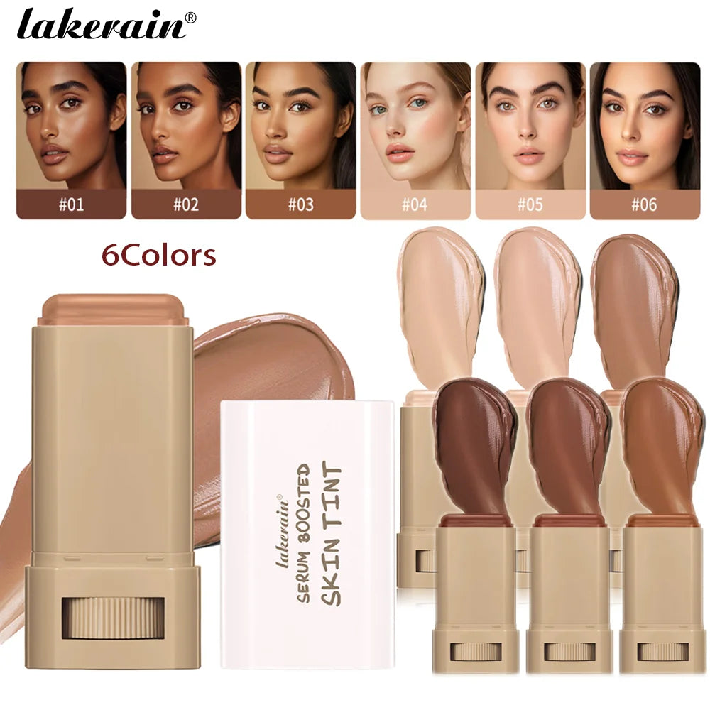 Bâton de teinte pour la peau, sérum teinté solide, imperméable, nourrissant, fond de teint, baume pour le visage, maquillage