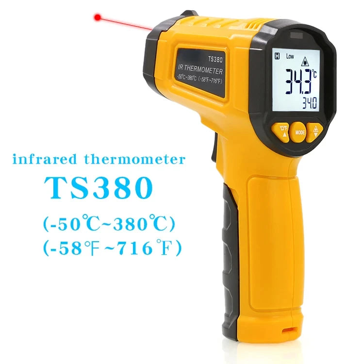 TS380 Infrared Non-Contact Thermometer Handheld Industrial High-Precision Electronic Temperature Gauge TS600