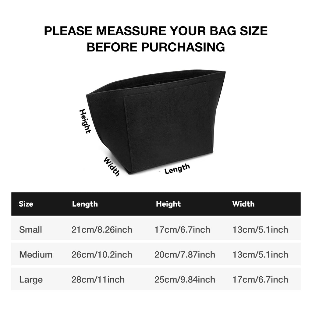 Sac à insertion en feutre adapté au sac à main Longchamp, sac de doublure en tissu feutré, sac de maquillage, Support de voyage, organisateur de sac à main Portable